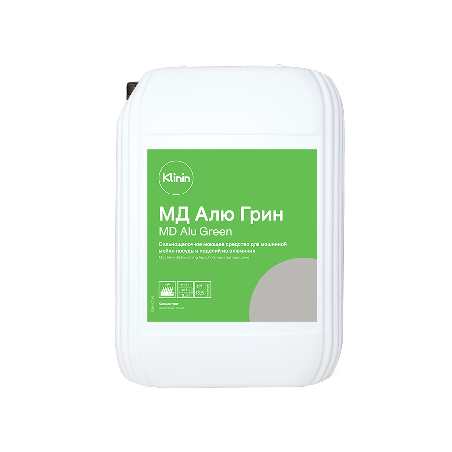 Профессиональное моющее средство MD Alu Green от KLININ