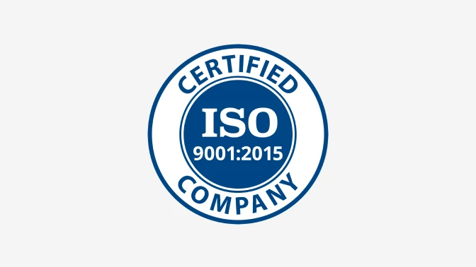 Сертификат соответствия системы менеджмента EN ISO 9001:2015